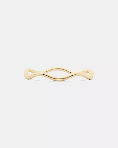 Wave Thin Bangle