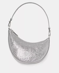 Duo Crinkle Metallic Mini Shoulder