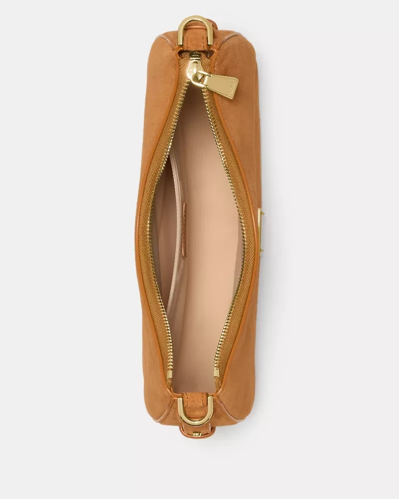Liv Suede Convertible Shoulder Bag