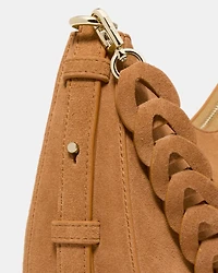 Liv Suede Convertible Shoulder Bag