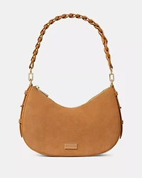 Liv Suede Convertible Shoulder Bag