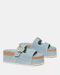 Halo Platform Footbed Sandal