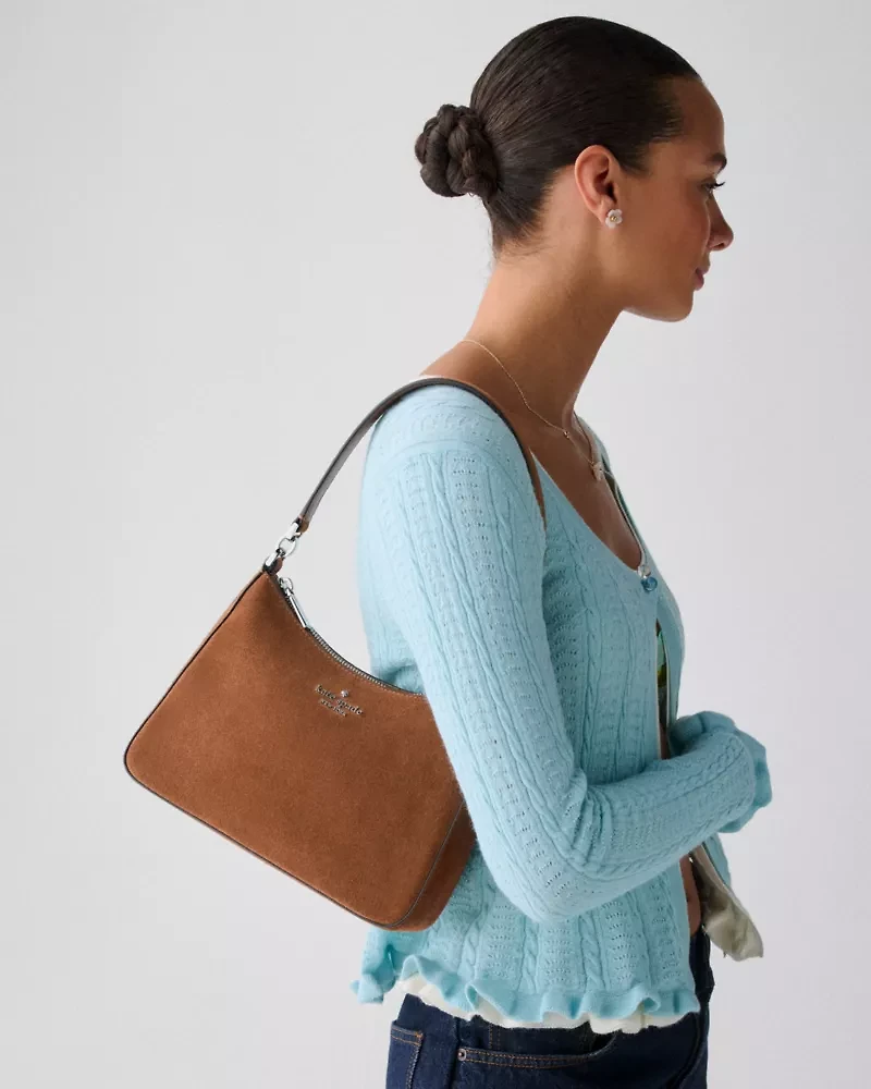 Margot Suede Shoulder Bag