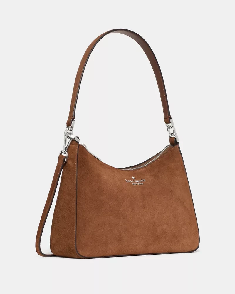 Margot Suede Shoulder Bag