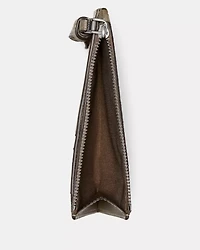 Loop Suede Zip Card Case