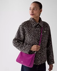 Margot Suede Medium Shoulder Bag