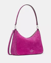 Margot Suede Medium Shoulder Bag