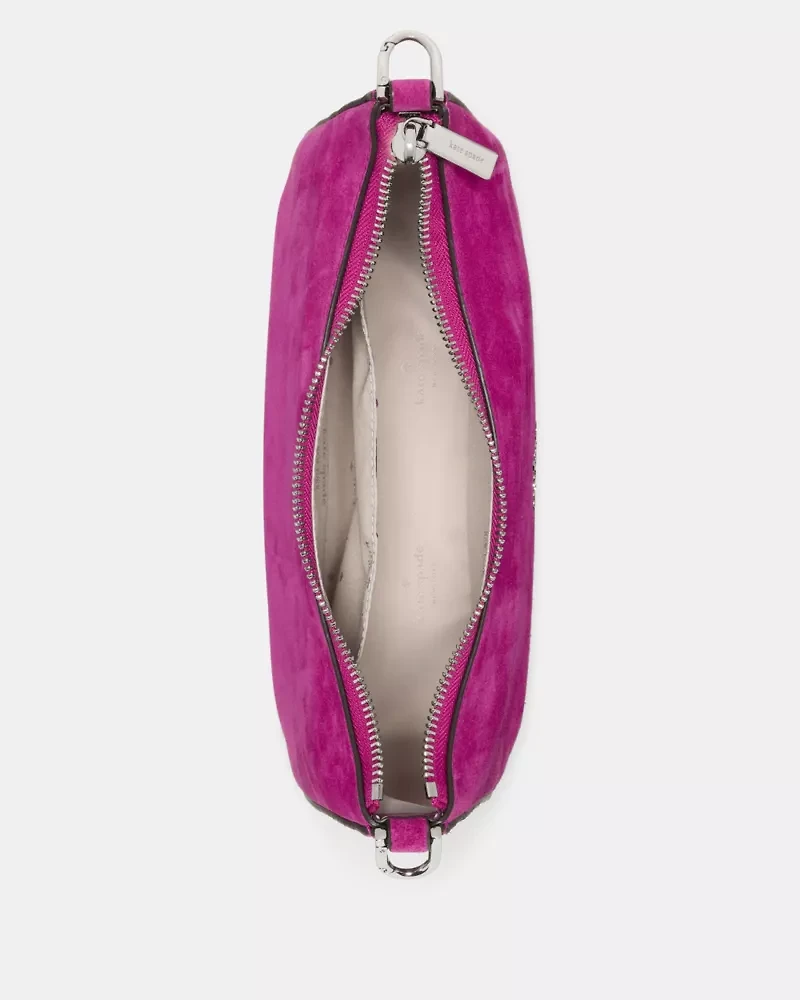 Margot Suede Medium Shoulder Bag
