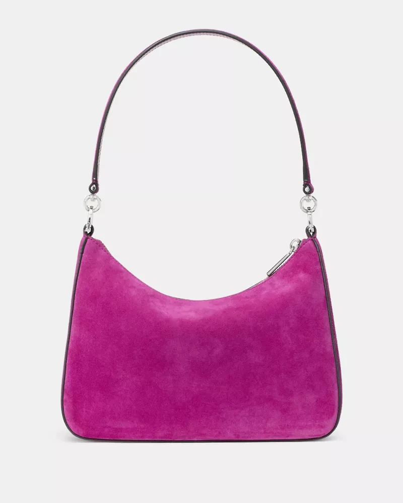 Margot Suede Medium Shoulder Bag