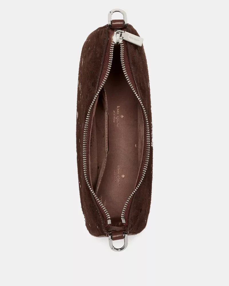 Margot Suede Dots Medium Shoulder Bag