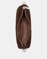 Margot Suede Dots Medium Shoulder Bag