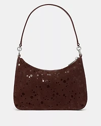 Margot Suede Dots Medium Shoulder Bag