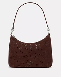 Margot Suede Dots Medium Shoulder Bag
