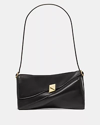 Deco Twisted Flap Shoulder Bag