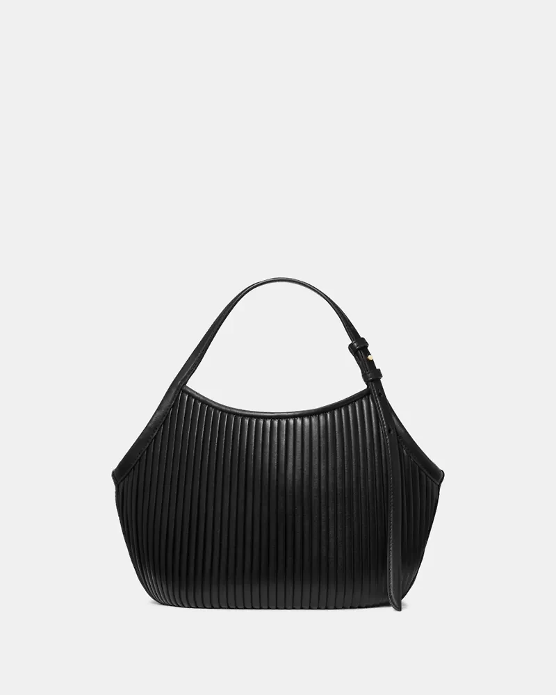 Deco Pleated Small Tulip Tote Bag