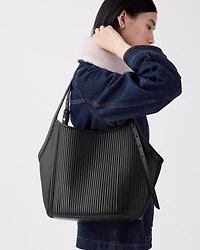 Deco Pleated Tulip Tote Bag