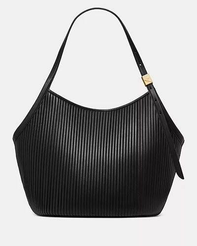 Deco Pleated Tulip Tote Bag