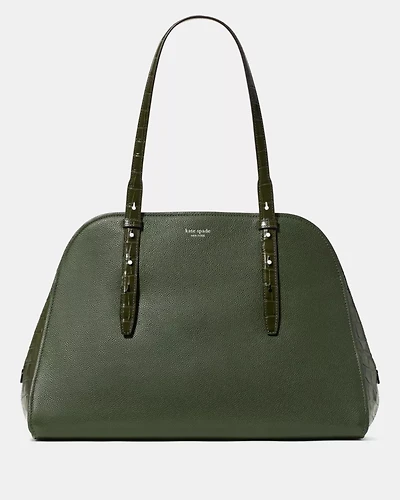 Do It All Croc Embossed Maise Carryall