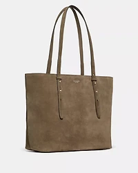 Do It All Suede Zip Tote Bag