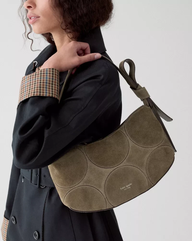 Loop Dot Patchwork Shoulder Bag