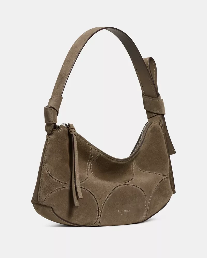 Loop Dot Patchwork Shoulder Bag