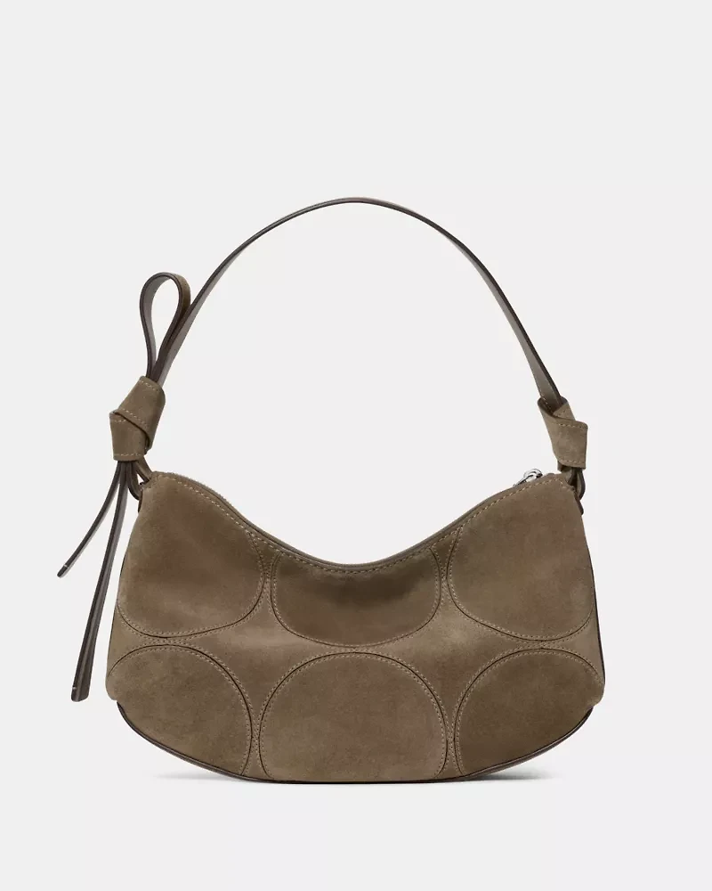 Loop Dot Patchwork Shoulder Bag