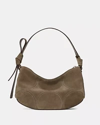Loop Dot Patchwork Shoulder Bag