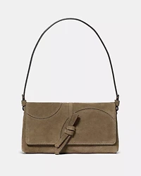 Loop Dot Patchwork Small Flap Shoulder Bag