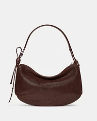 Loop Dot Suede Shoulder Bag