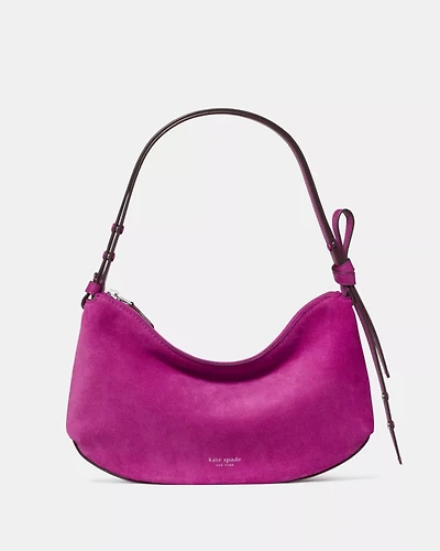Loop Suede Shoulder Bag