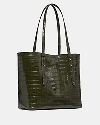 Do It All Croc Embossed Large Tote Bag