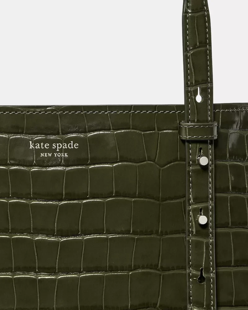 Do It All Croc Embossed Large Tote Bag