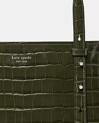 Do It All Croc Embossed Large Tote Bag