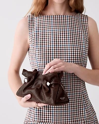 Rio Dot Suede Clutch Bag