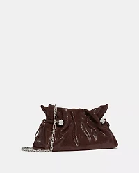 Rio Dot Suede Clutch Bag