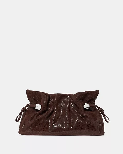 Rio Dot Suede Clutch Bag
