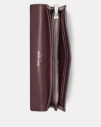 Deco Croc Embossed Large Flap Wallet