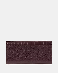 Deco Croc Embossed Large Flap Wallet