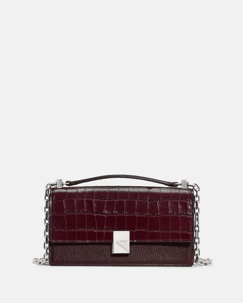 Deco Croc Embossed Mini Crossbody Bag
