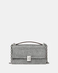 Deco Metallic Dot Suede Mini Crossbody Bag
