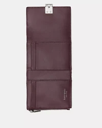 Deco Croc Embossed Small Flap Wallet