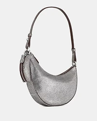 Duo Metallic Dot Suede Mini Shoulder Bag