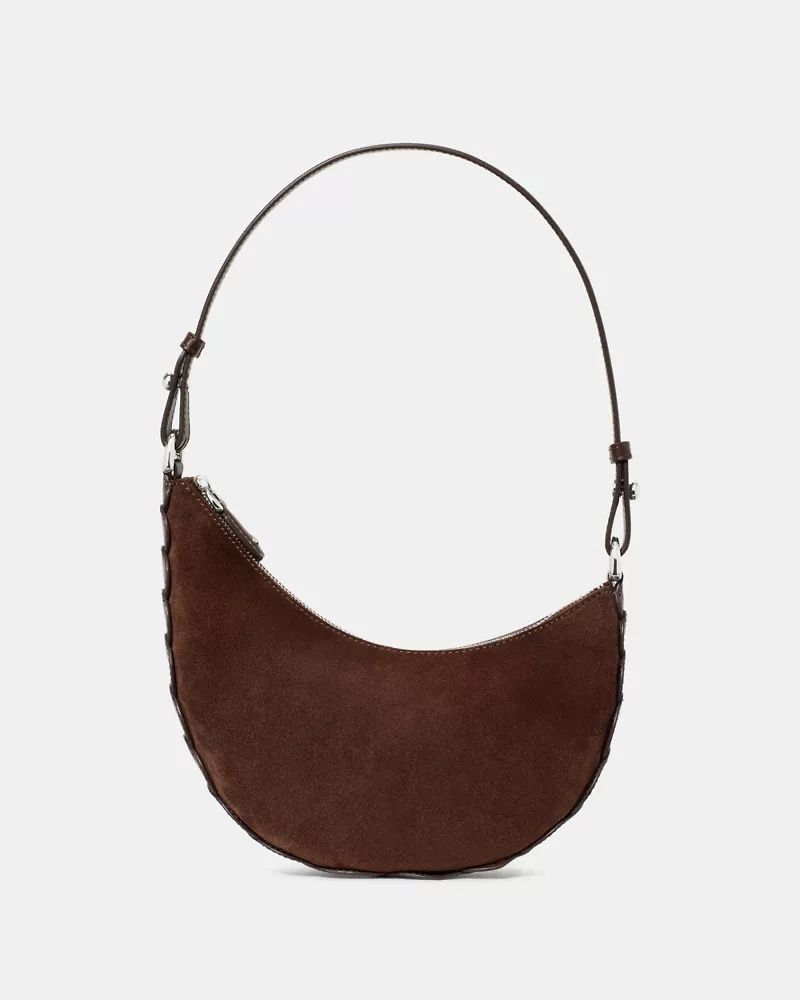 Duo Dot Suede Mini Shoulder Bag