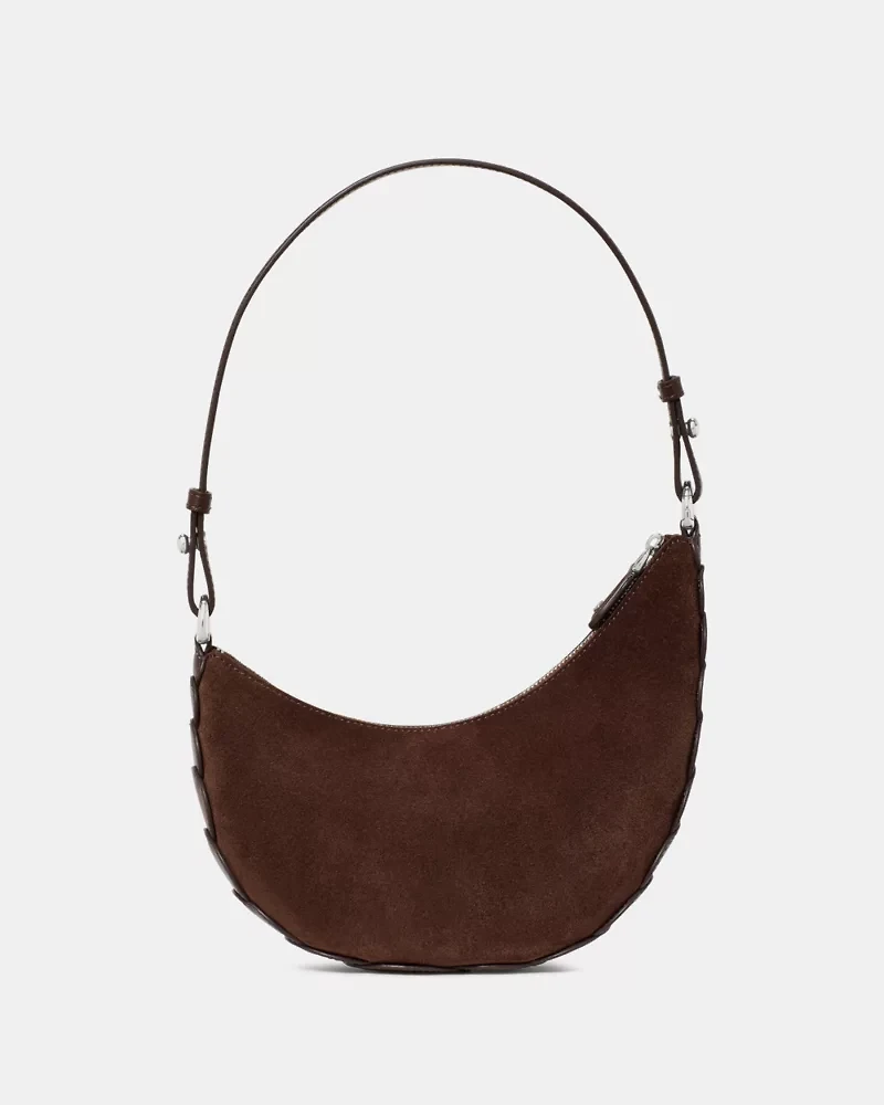 Duo Dot Suede Mini Shoulder Bag