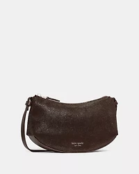 Loop Dot Suede Crossbody Bag
