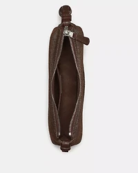 Loop Dot Suede Crossbody Bag