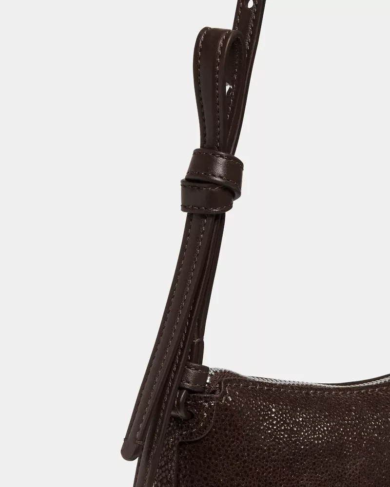 Loop Dot Suede Crossbody Bag