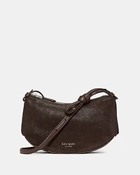 Loop Dot Suede Crossbody Bag