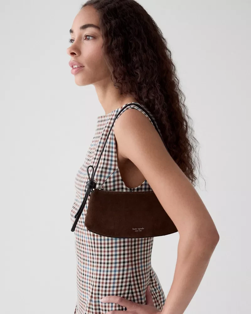 Loop Suede And Shiny Leather Mini Bag