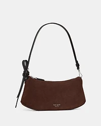 Loop Suede And Shiny Leather Mini Bag